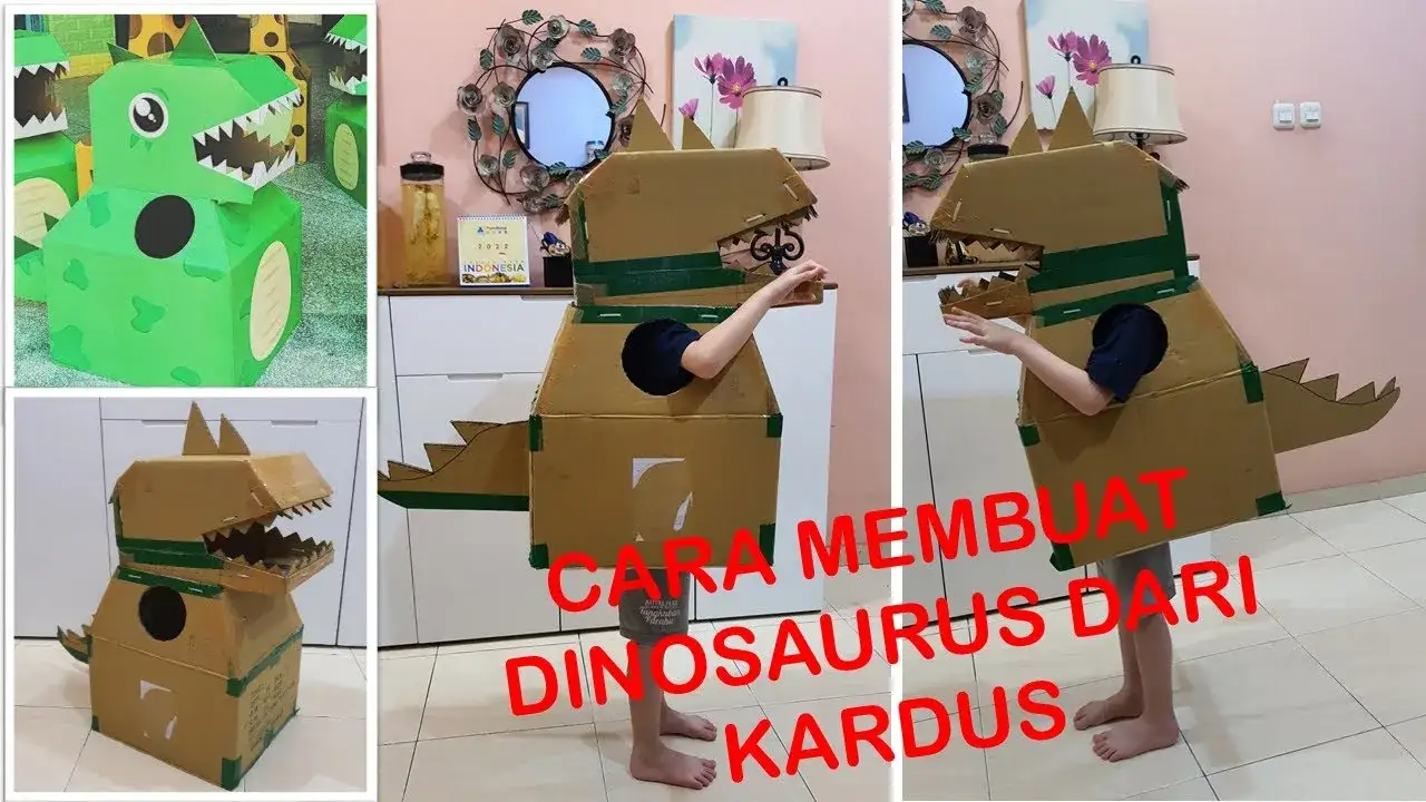 Jak zrobić strój dinozaura dla dzieci - krok po kroku i porady