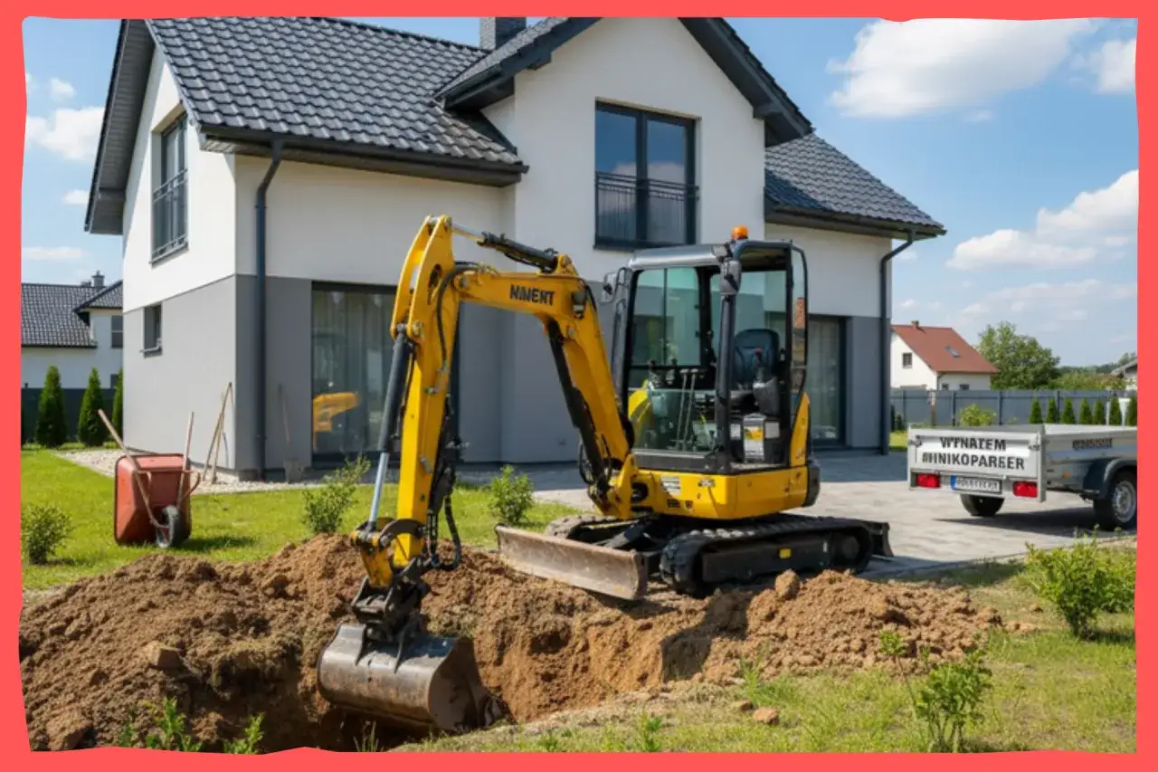 Ile kosztuje minikoparka? Zakup, wynajem, leasing i ukryte koszty.