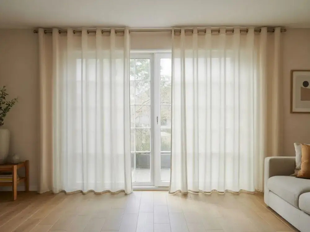 Jakie zasłony na okno tarasowe wybrać, by uniknąć słońca i spojrzeń?