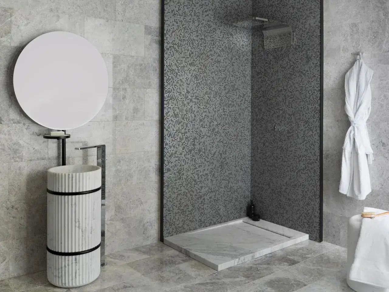 Umywalka wolnostojąca przyścienna: Luksus i funkcjonalność w łazience