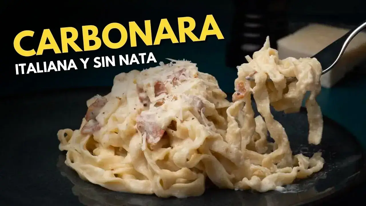 ¿Carbonara perfecta? La receta auténtica sin nata de Roma