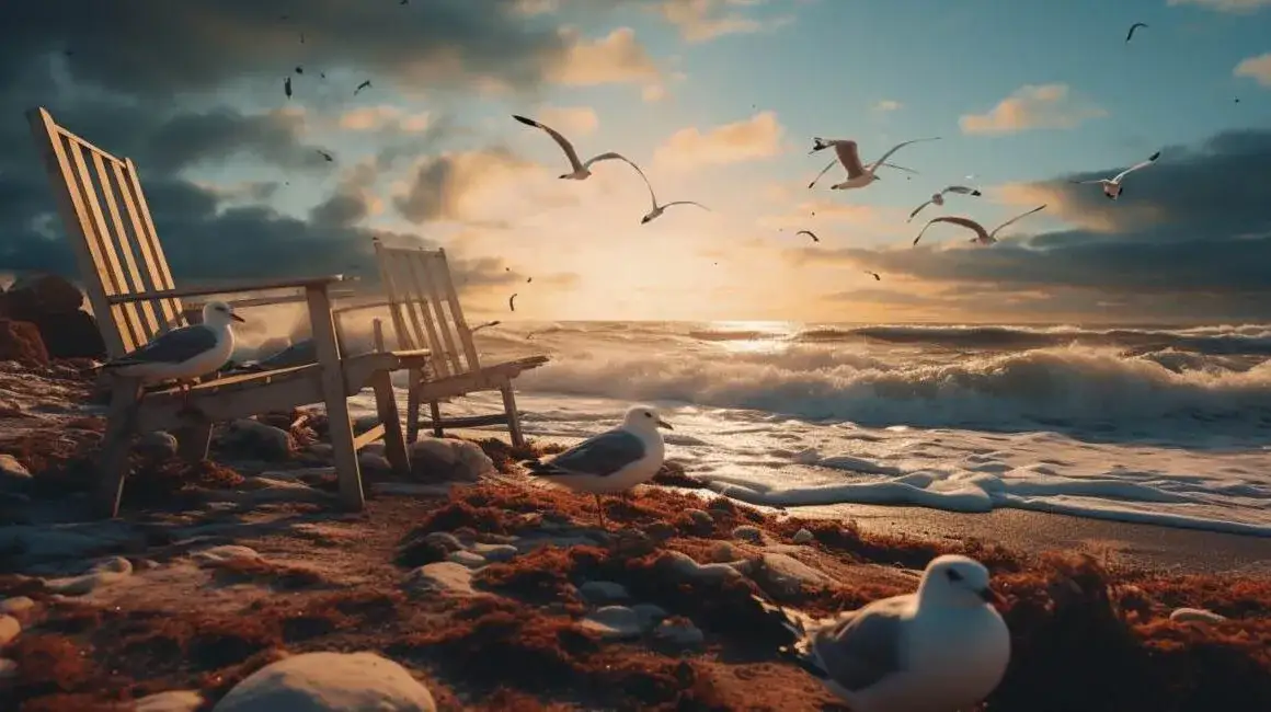 Gdzie śpią mewy nad morzem? Odkryj ich ulubione miejsca odpoczynku