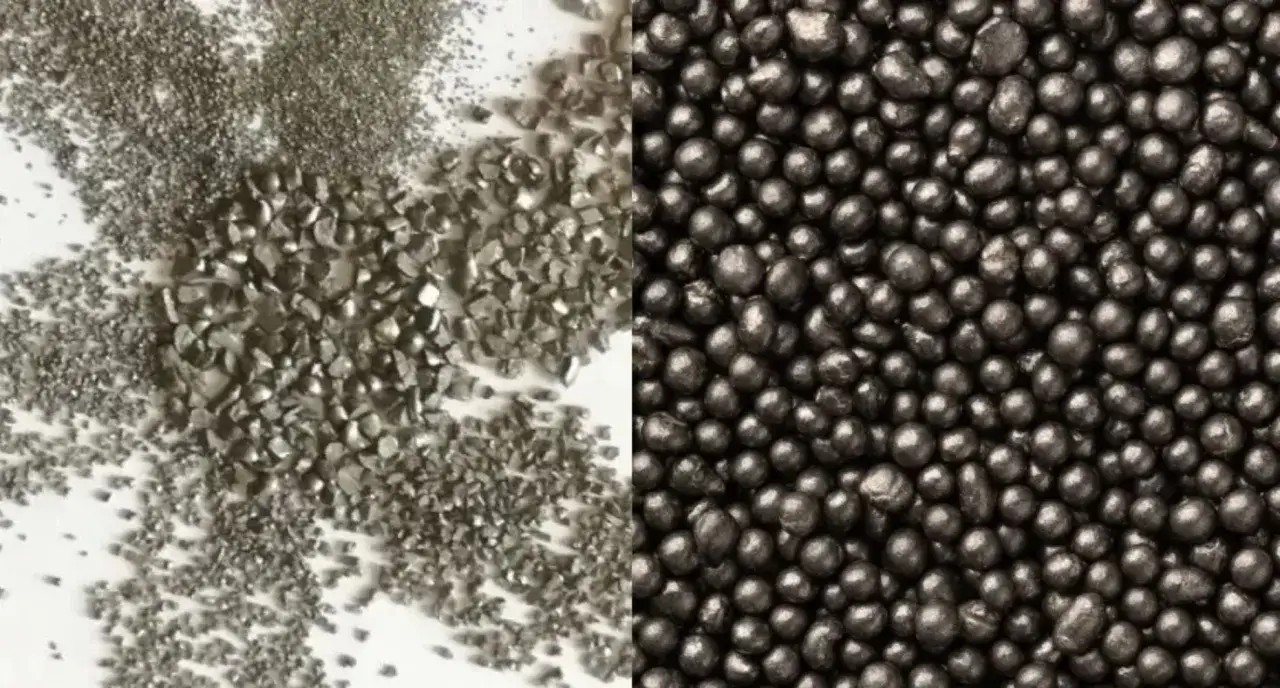 Ścierniwa ze stali nierdzewnej a ścierniwa żeliwne – które wybrać i dlaczego?