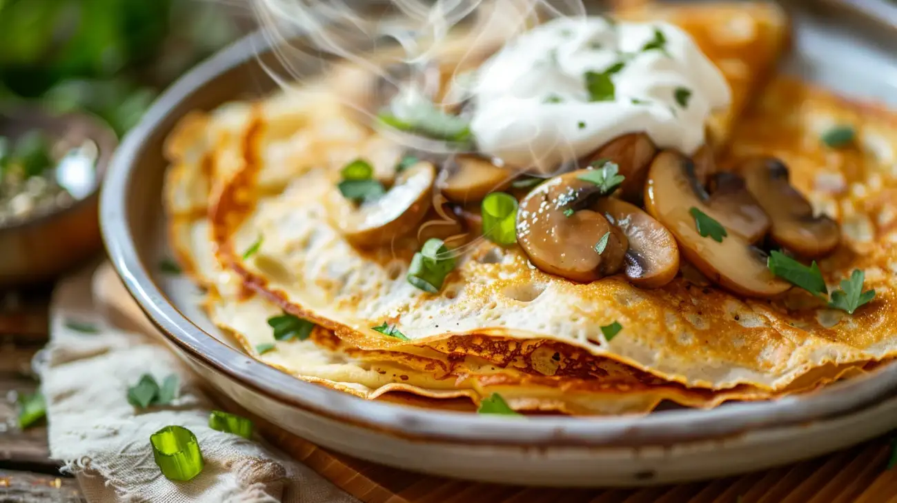 Naleśniki z porem i pieczarkami: Powrót do klasycznych smaków