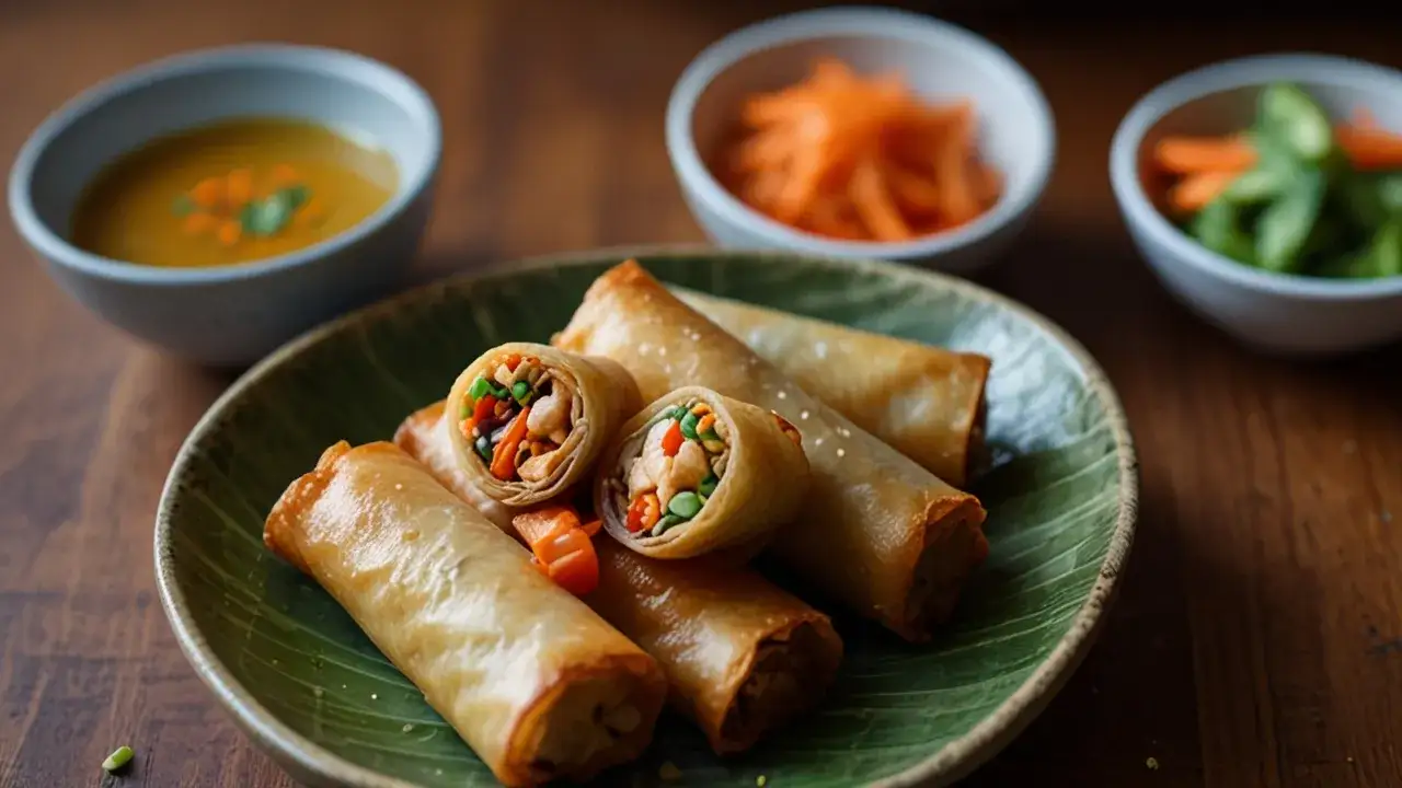 Sajgonki z kurczakiem i warzywami: Wypróbuj ten przepis