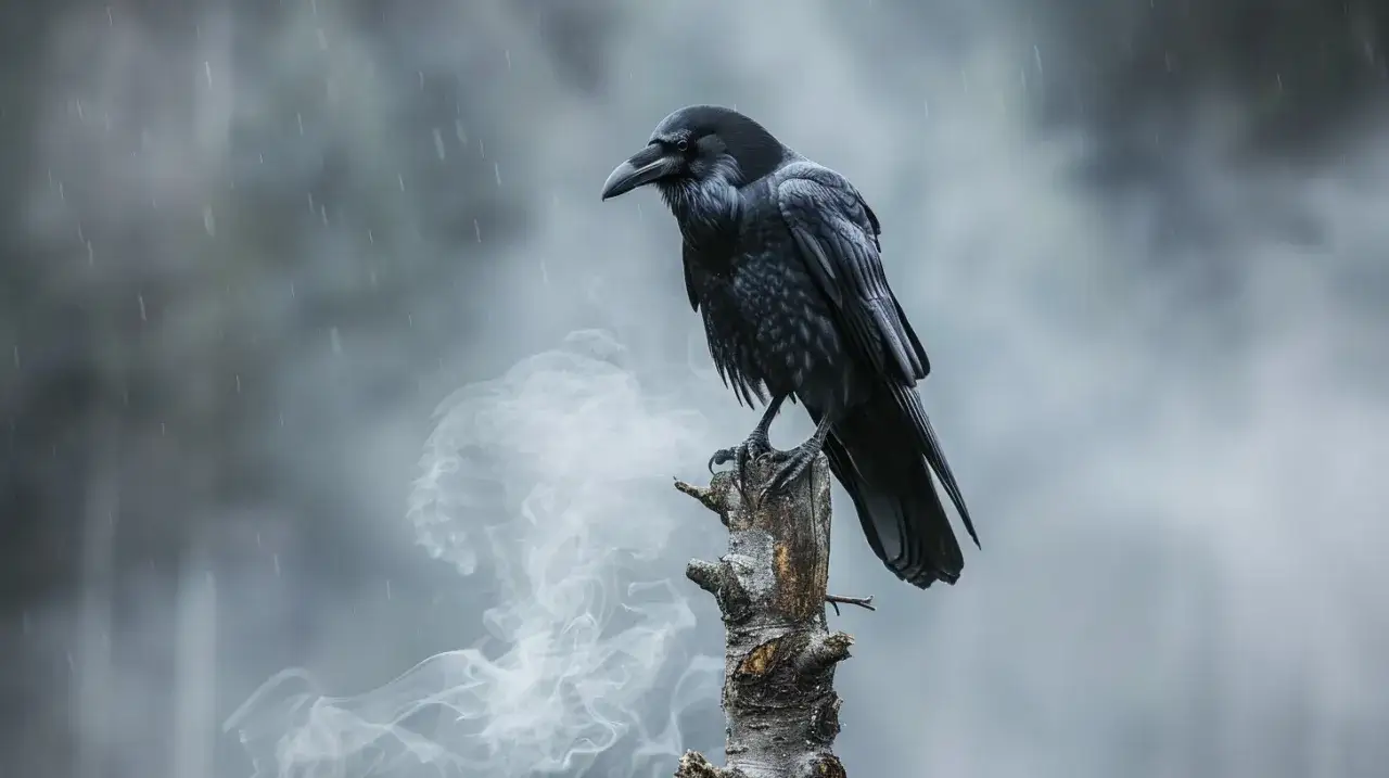 Kruk - duchowe znaczenie i symbolika kruka jako zwierzęcia mocy