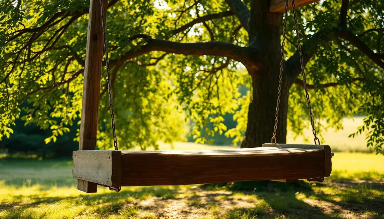 Jak zrobić huśtawkę z kantówek – prosta konstrukcja krok po kroku