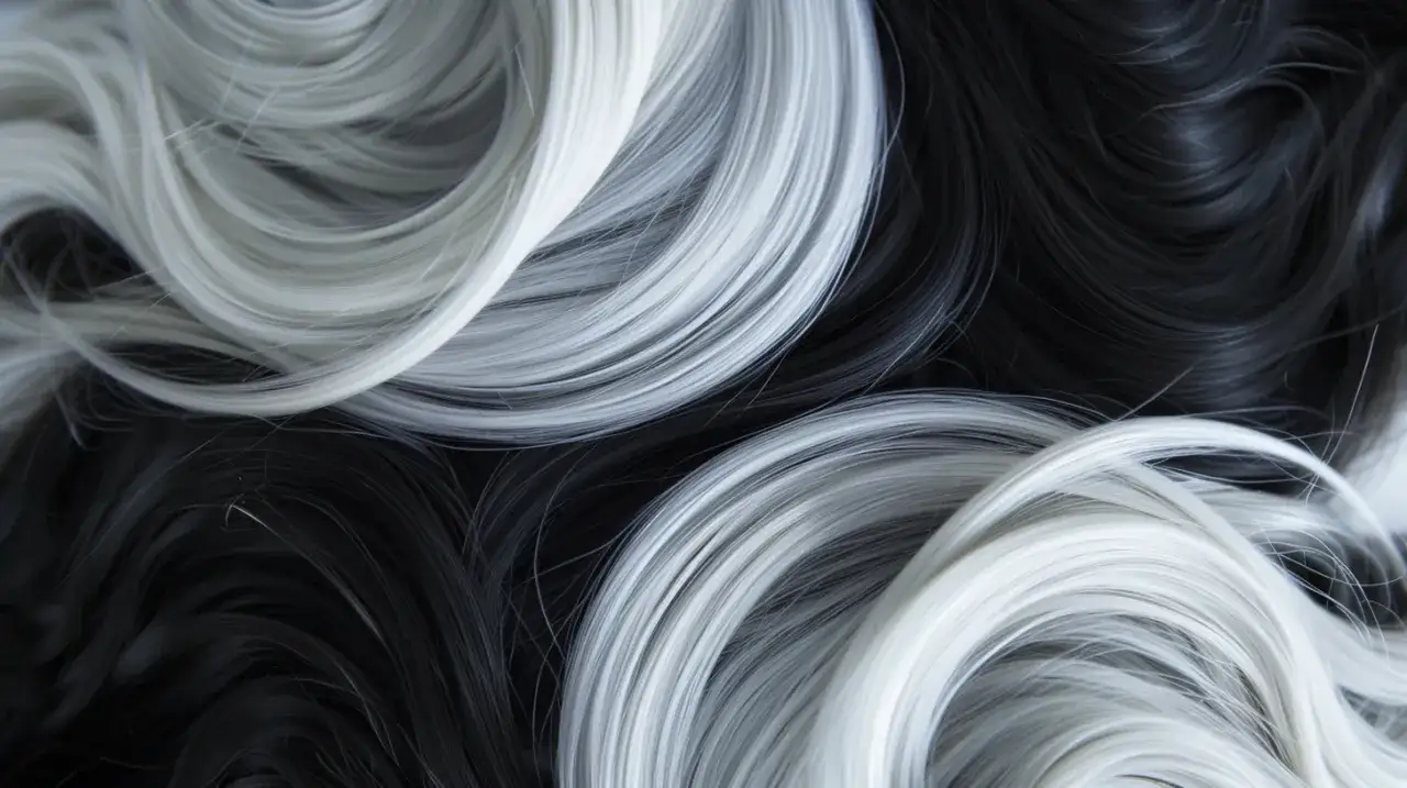 Czarno-białe włosy: Jak uzyskać efekt bez niszczenia?