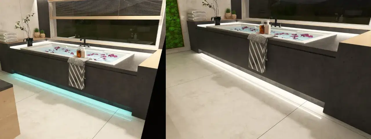 Ledy pod wannę: Jak stworzyć magiczną atmosferę w łazience