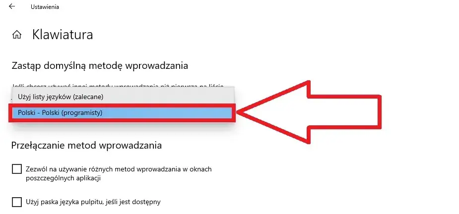 Jak łatwo zmienić układ klawiatury i wpisywać polskie znaki na klawiaturze