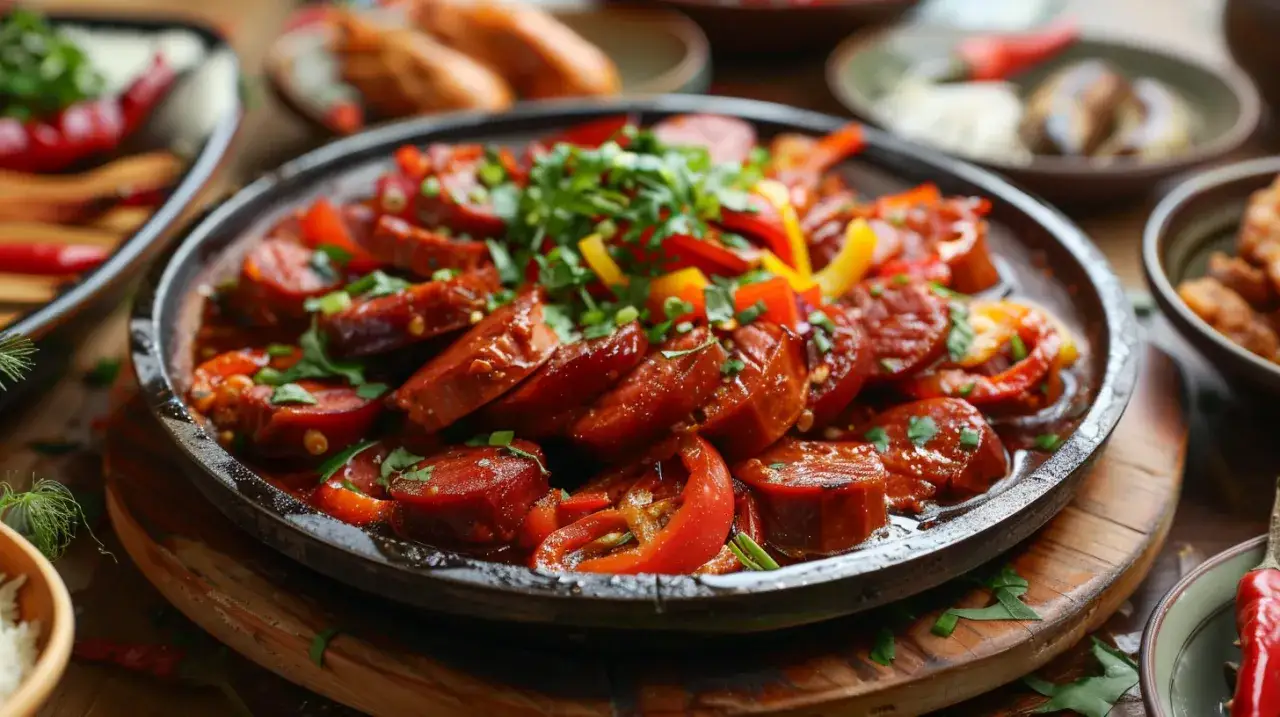 Kiełbasa w sosie cygańskim: Pikantny przepis na imprezę. Zaskakuj!