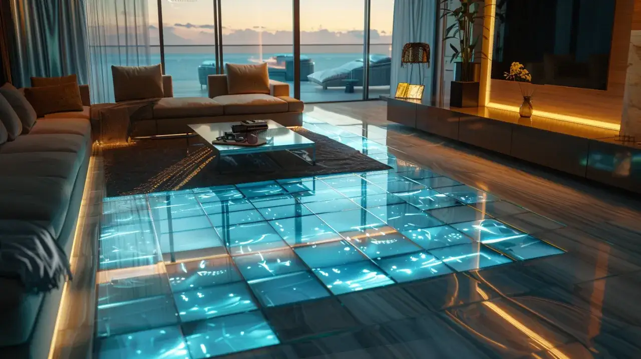 Jak szkliana podłoga nada elegancji Twojemu wnętrzu?