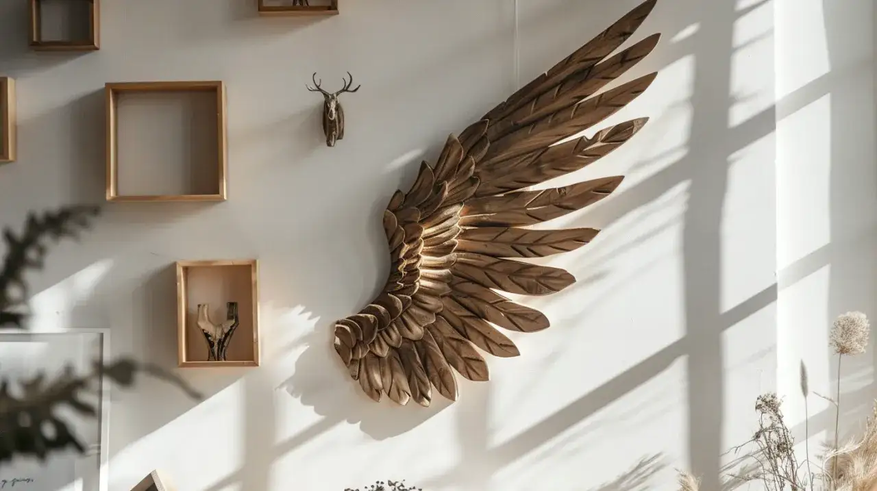 Wyjątkowe dekoracje ścienne: jakie są zalety drewnianych skrzydeł?