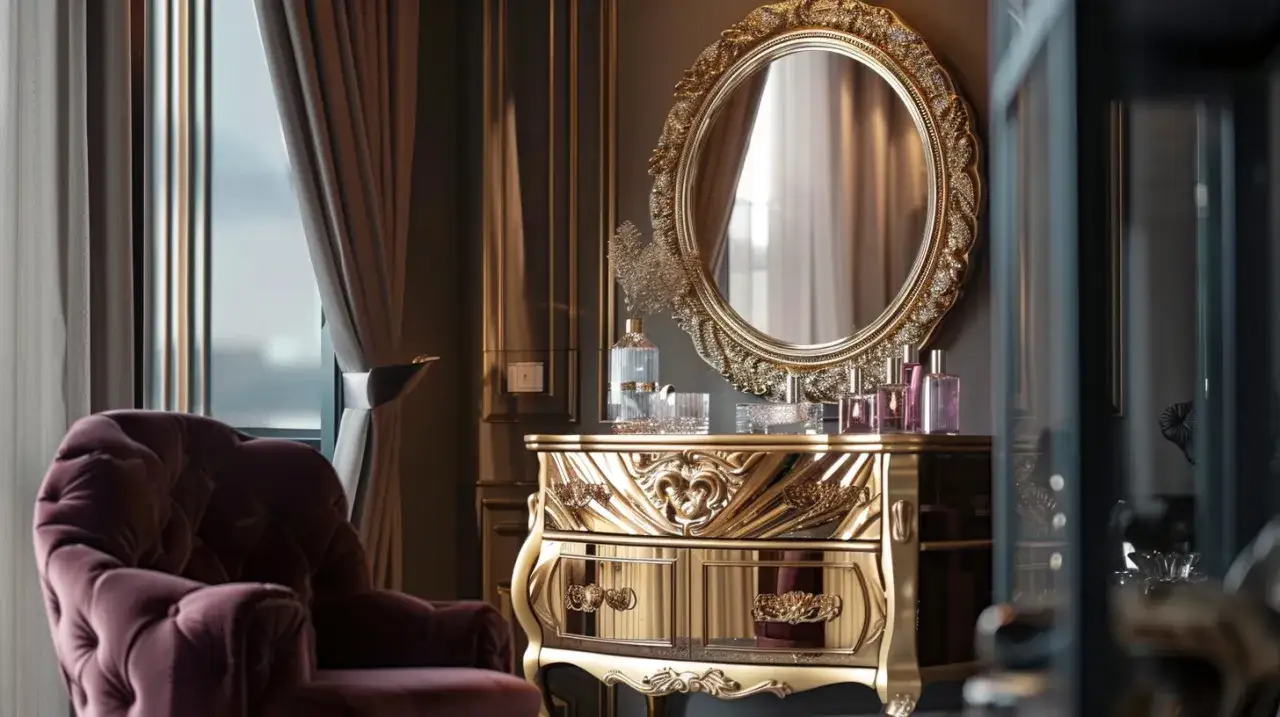 Dlaczego złota komoda glamour doda blasku Twojej sypialni?