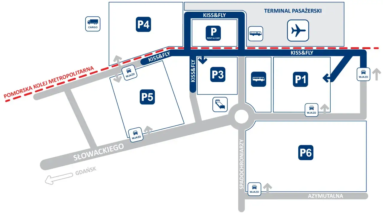 Lotnisko Gdańsk - jaka ulica? Sprawdź lokalizację i dojazd