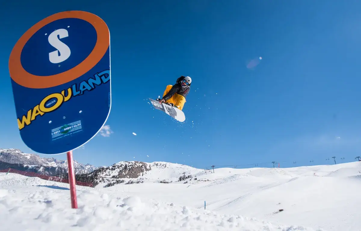 Risoul Snowpark - idealne miejsce dla freestyle'owych narciarzy i snowboardzistów