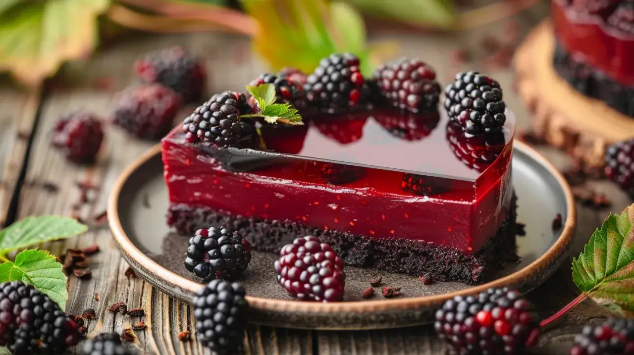 Ciasto z jeżynami: Leśny przysmak na wyciągnięcie ręki. Aromatyczne