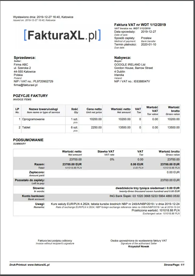 Faktura WDT co powinna zawierać? Kluczowe elementy i błędy do uniknięcia