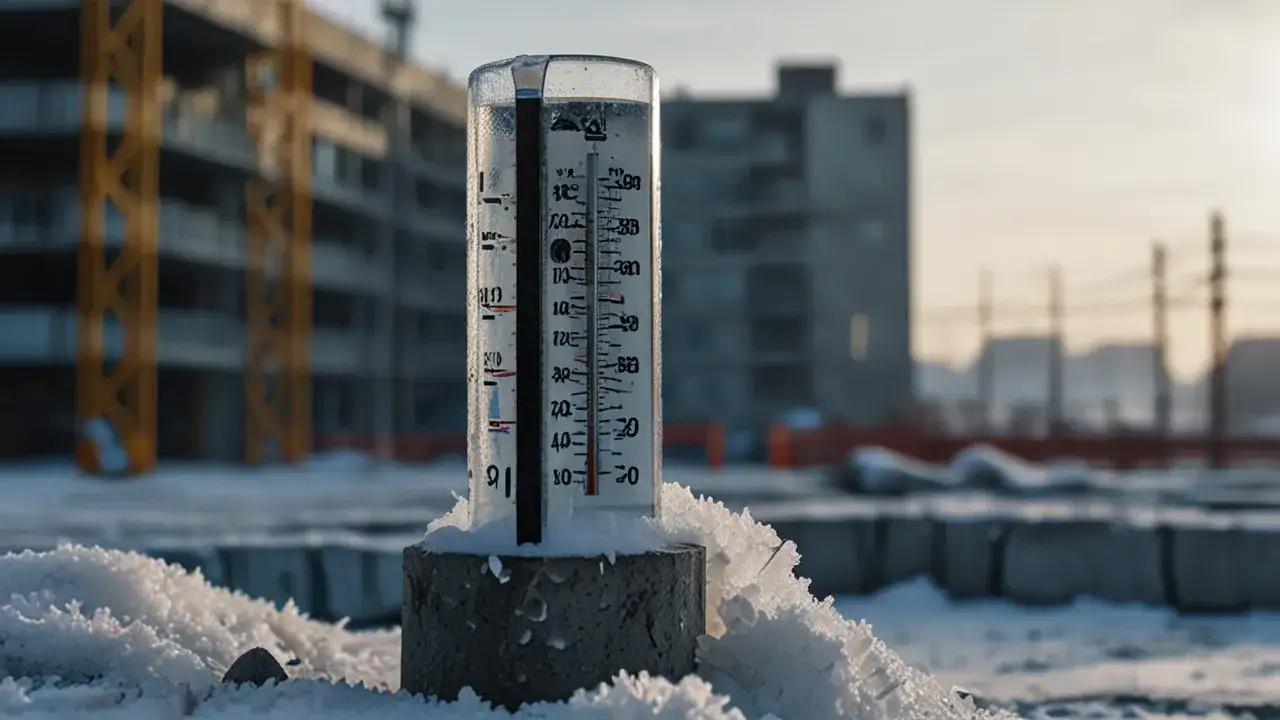 Beton mrozy: Jakie wyzwania przynosi mroźna pogoda dla betonu?