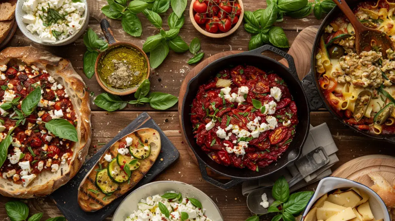 Dania z suszonymi pomidorami: pasty, sosy, zapiekanki, sałatki