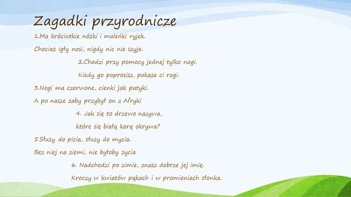 Zagadki o ziemi dla dzieci, które rozweselą i nauczą o przyrodzie