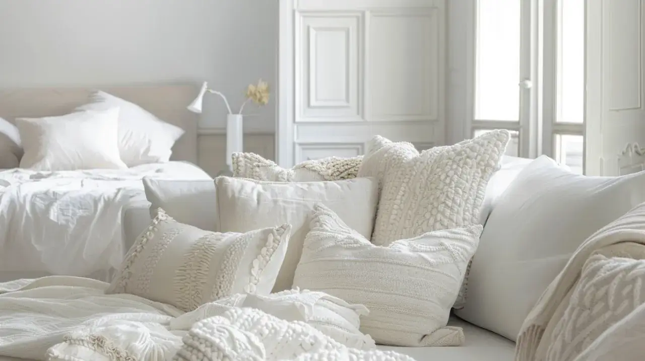 Białe poduszki ozdobne – Idealne do każdego wnętrza: jakie wybrać?