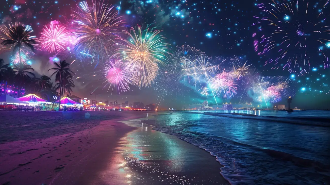 Sylwester nad morzem: huczna zabawa pod gołym niebem przy Bałtyku