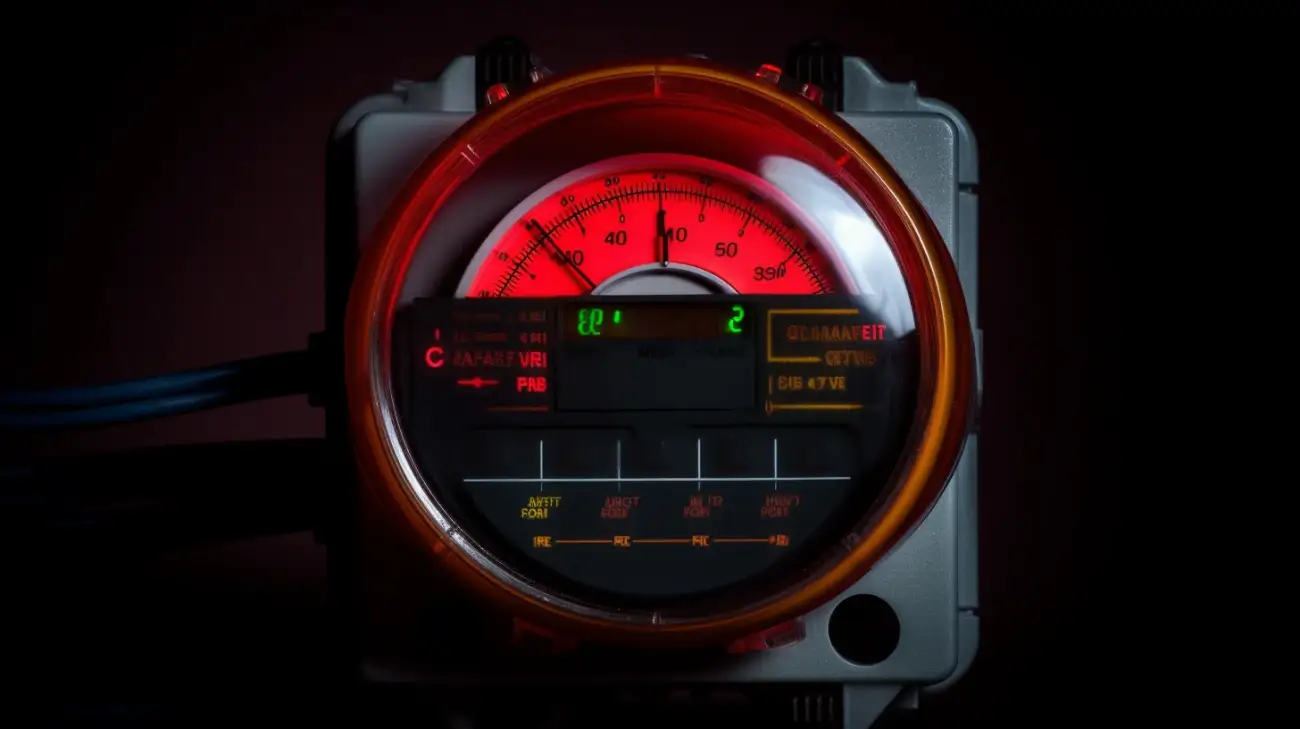 Czerwona lampka na liczniku prądu - przyczyny i rozwiązania