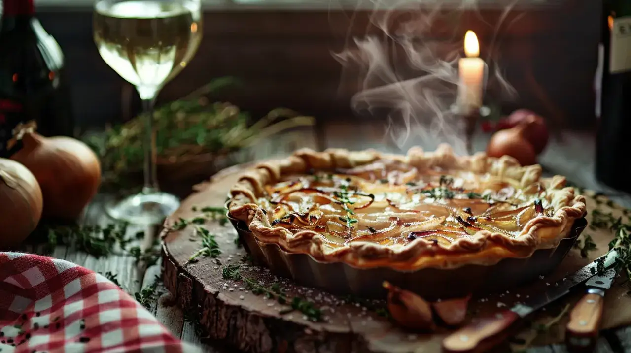 Tarta z cebulą: francuski przysmak na polskim stole, który pokochasz