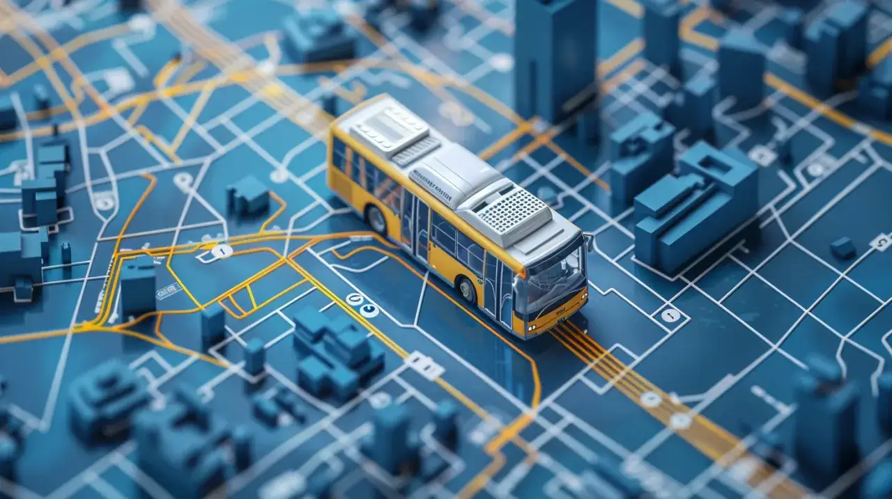 Mzdik Radom - trasa i przystanki linii 13 miejskiego transportu publicznego