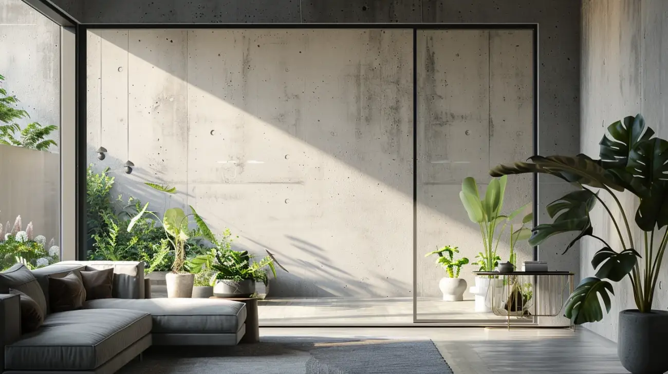 Wyjątkowe okna i drzwi w stylu betonu architektonicznego