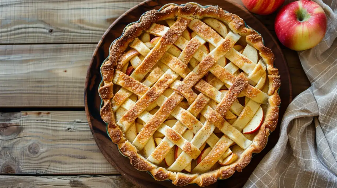 Biała krzyżowa: Prosty przepis na pyszny deser z jabłkami i cynamonem