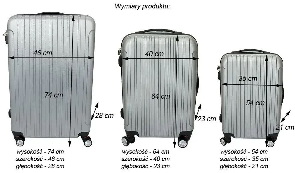 Jakie są rozmiary walizek? Wybierz idealną walizkę na każdą podróż