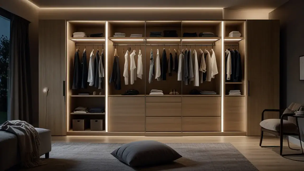 Oświetlenie LED do szaf na baterie - praktyczne rozwiązanie do ciemnych wnętrz