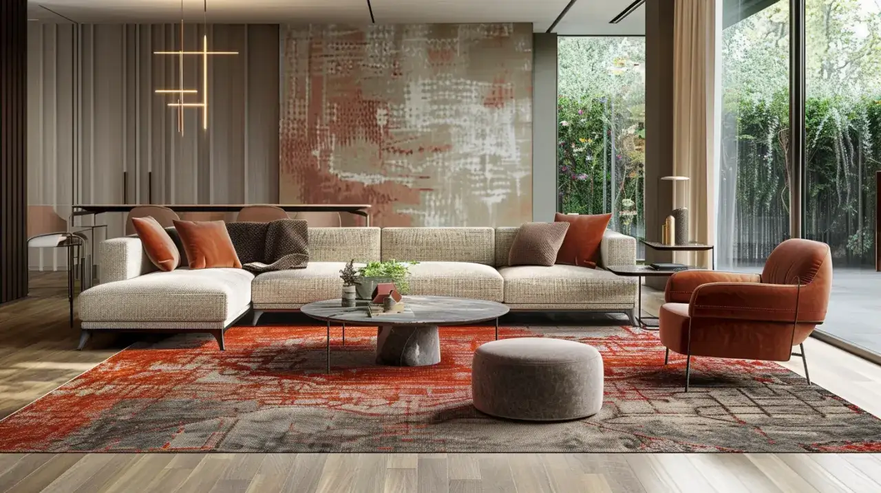 Dlaczego dywan czerwono szary jest dobrym wyborem?