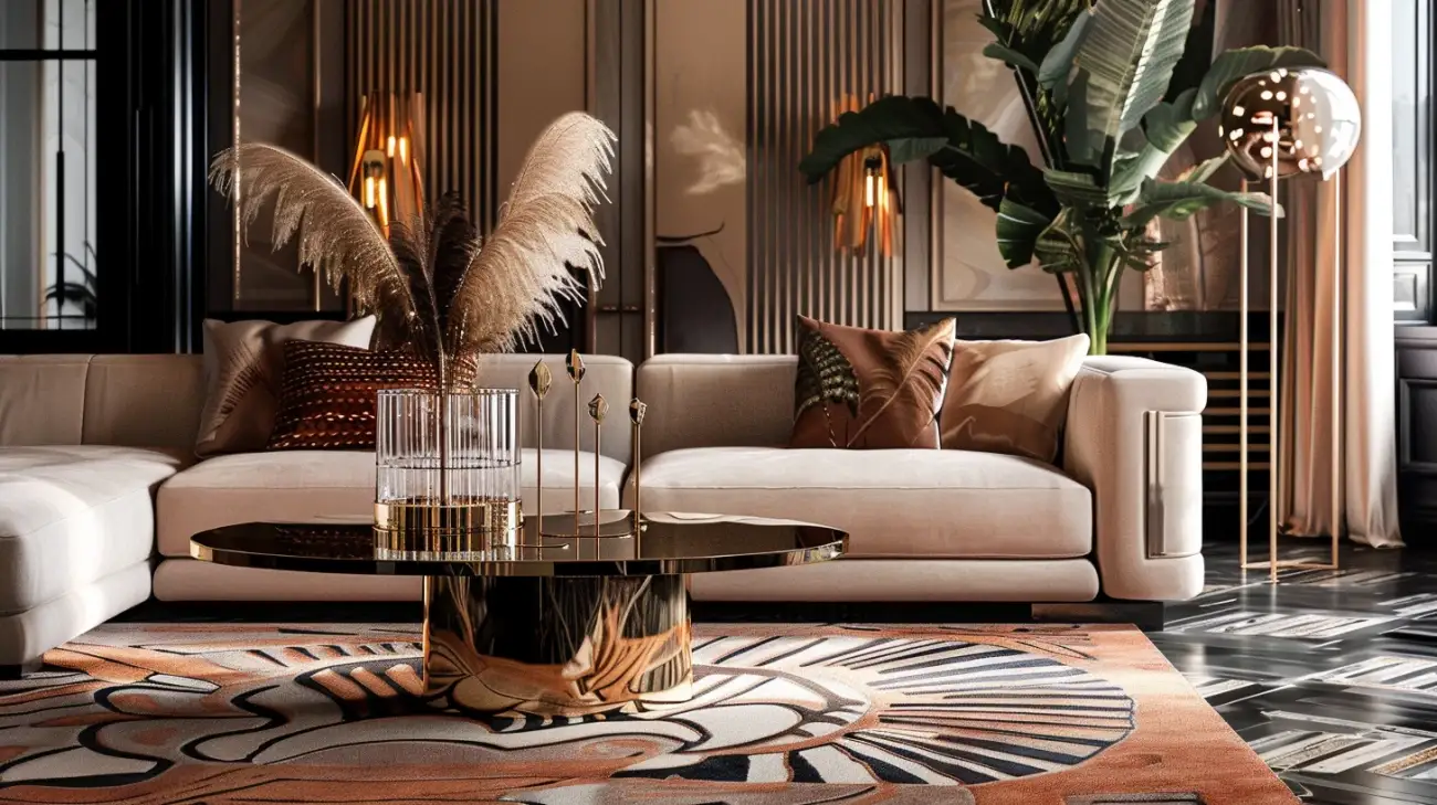 Art deco salon: Stylowe inspiracje dla Twojego salonu