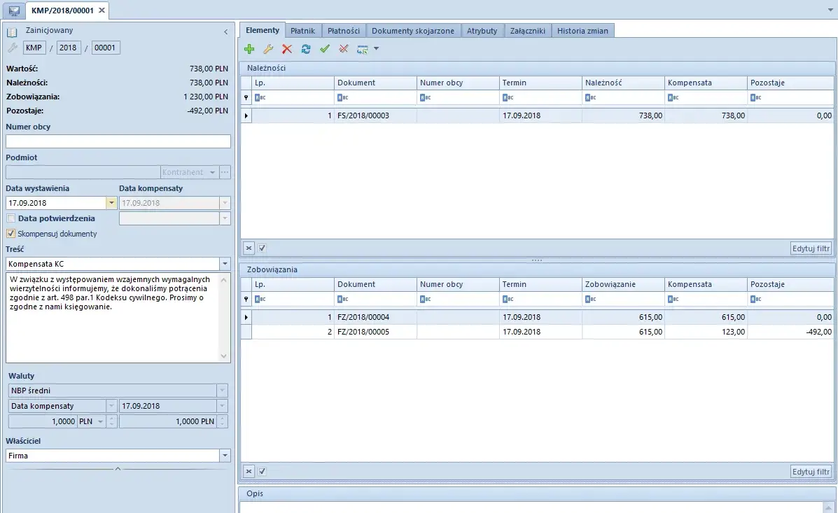 Jak prawidłowo zaksięgować kompensatę należności i zobowiązań w przedsiębiorstwie - kluczowe zasady i dokumentacja