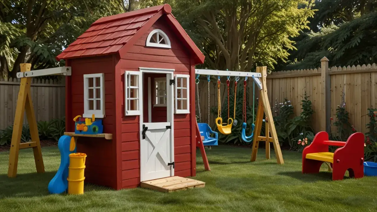 Domek drewniany dla dzieci - kompletny projekt krok po kroku