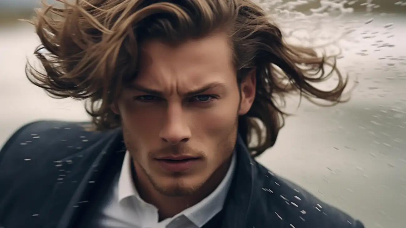 Falowane włosy męskie: Naturalny urok męskiej fryzury