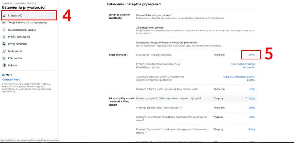 Jak ustawić Facebook na prywatny i chronić swoje dane przed innymi