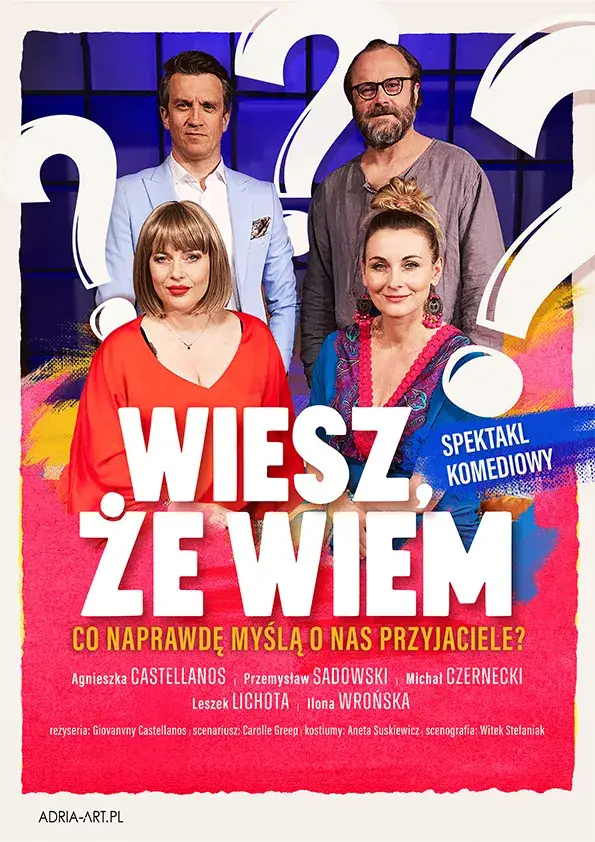 Wiesz, że wiem spektakl - emocjonująca komedia, bilety i recenzje