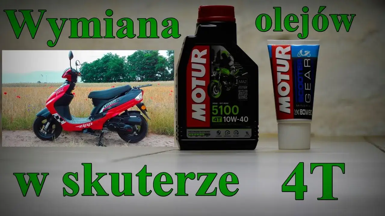 Wymiana oleju w skuterze 4t co ile? Sprawdź, by uniknąć problemów