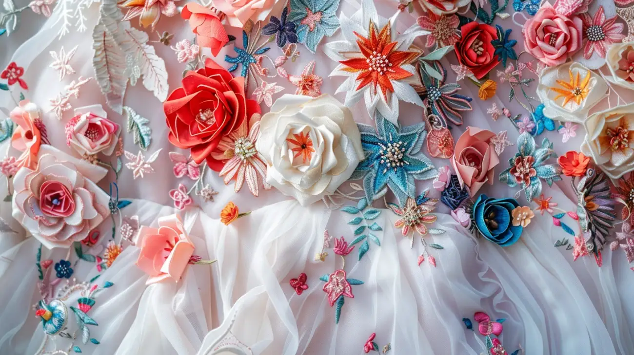 Te kwiaty na sukience ślubnej zwalą cię z nóg!