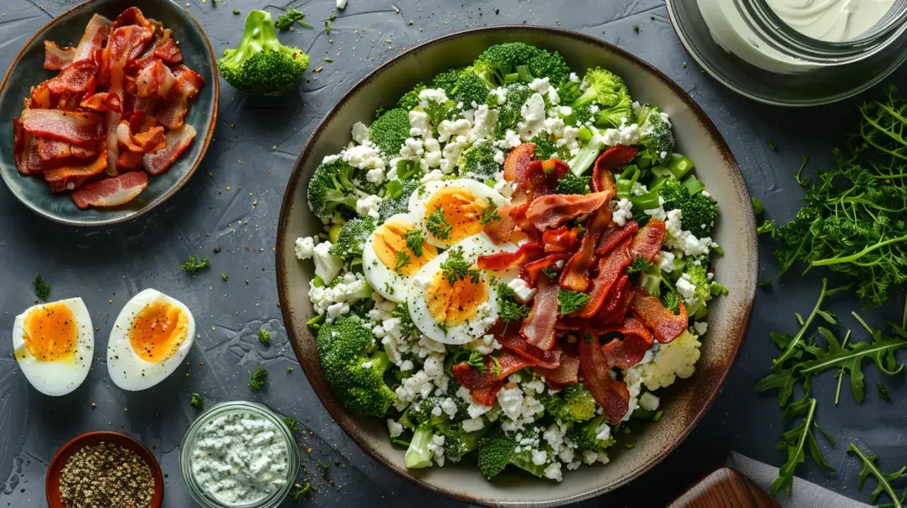 Dlaczego sałatka brokułowa z boczkiem to hit imprez? Sprawdź przepis