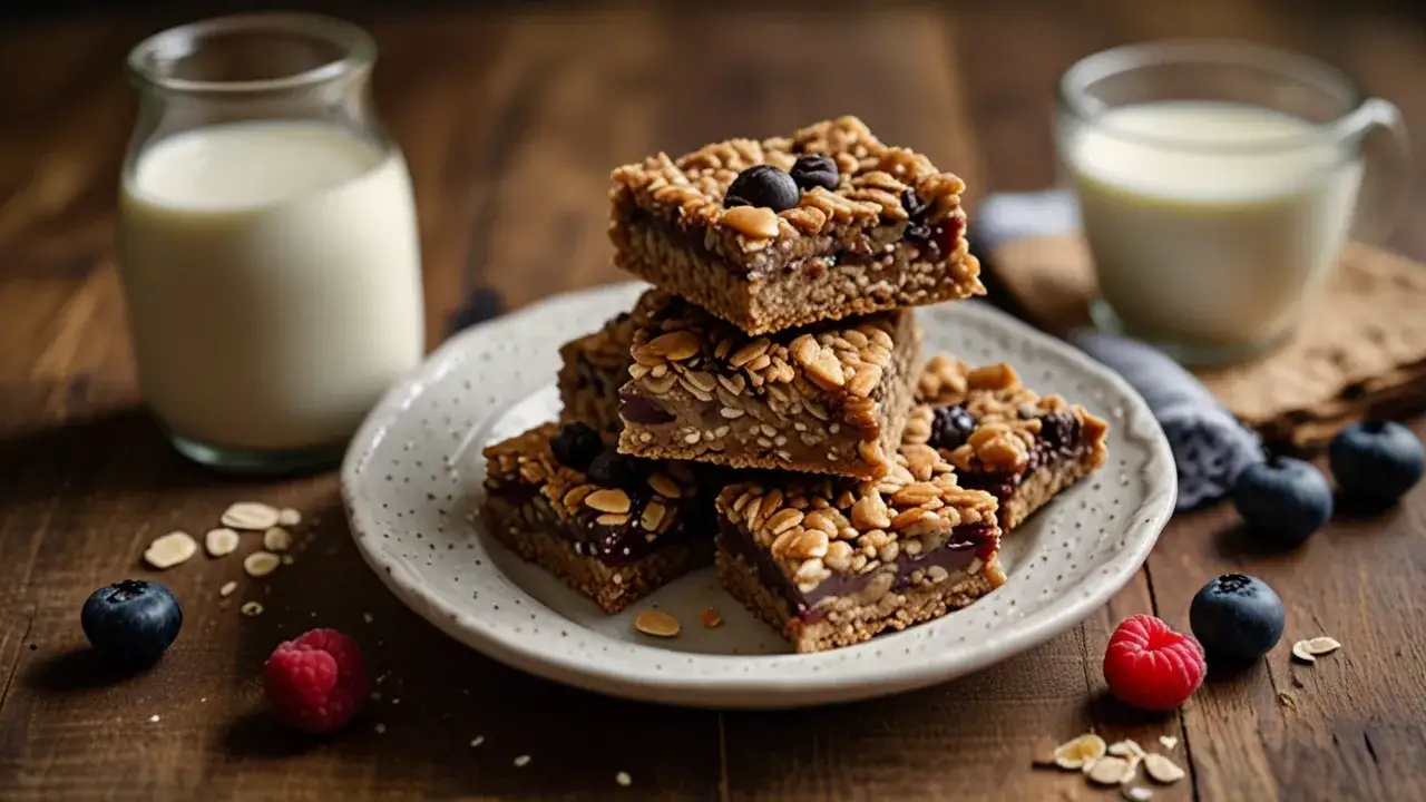 Batoniki owsiane pieczone: Zdrowe przekąski dla całej rodziny