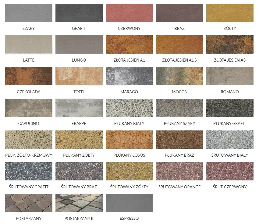 Katalog kostki Kaczmarek: kompletny przegląd wzorów i cen