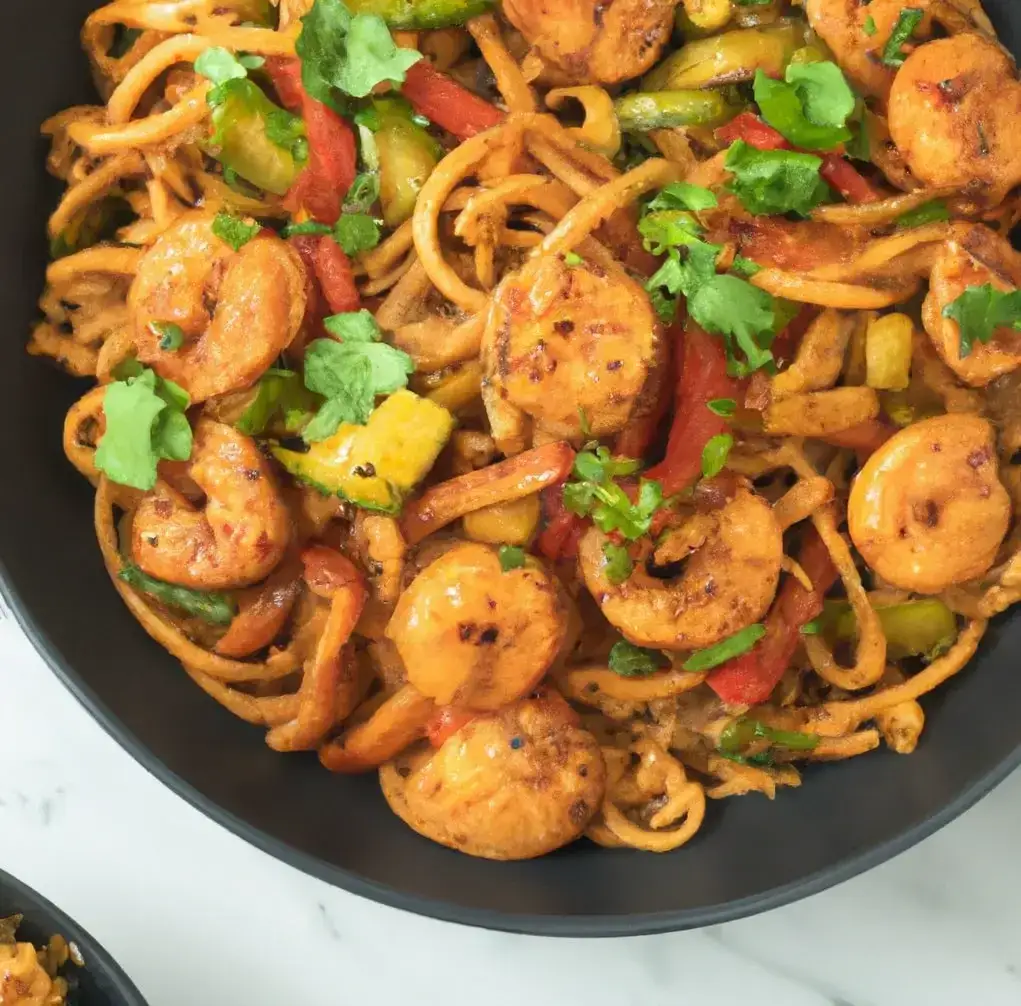 Fit obiad z krewetkami - przepis na zdrowy, niskokaloryczny posiłek