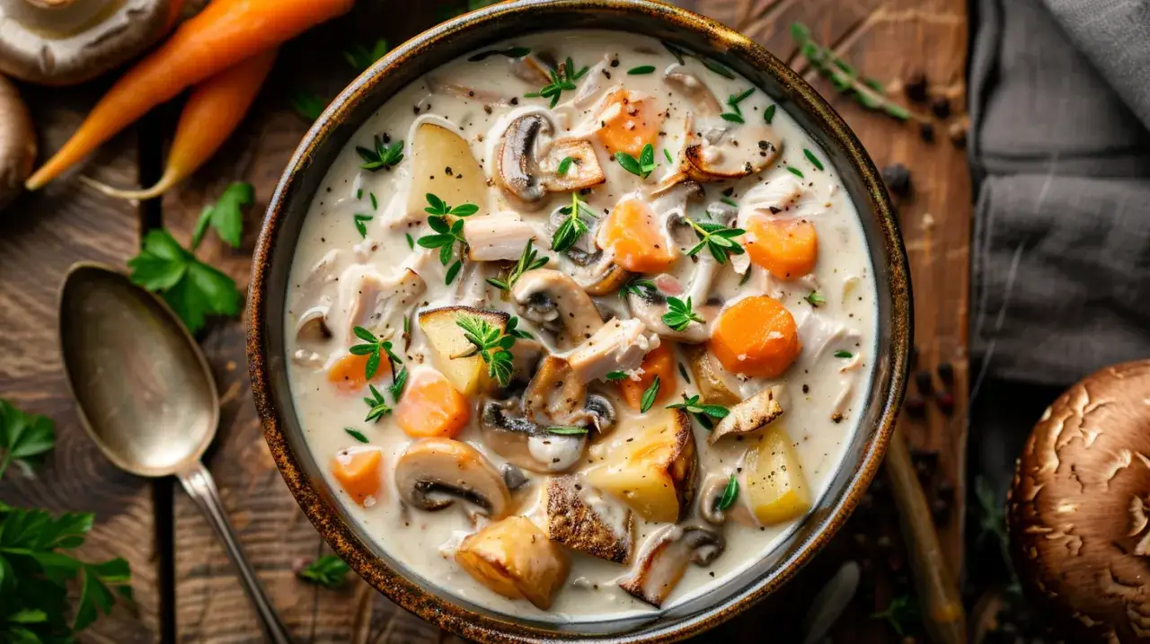 Zupa dla niemowlaka z marchewką, ziemniakiem i indykiem