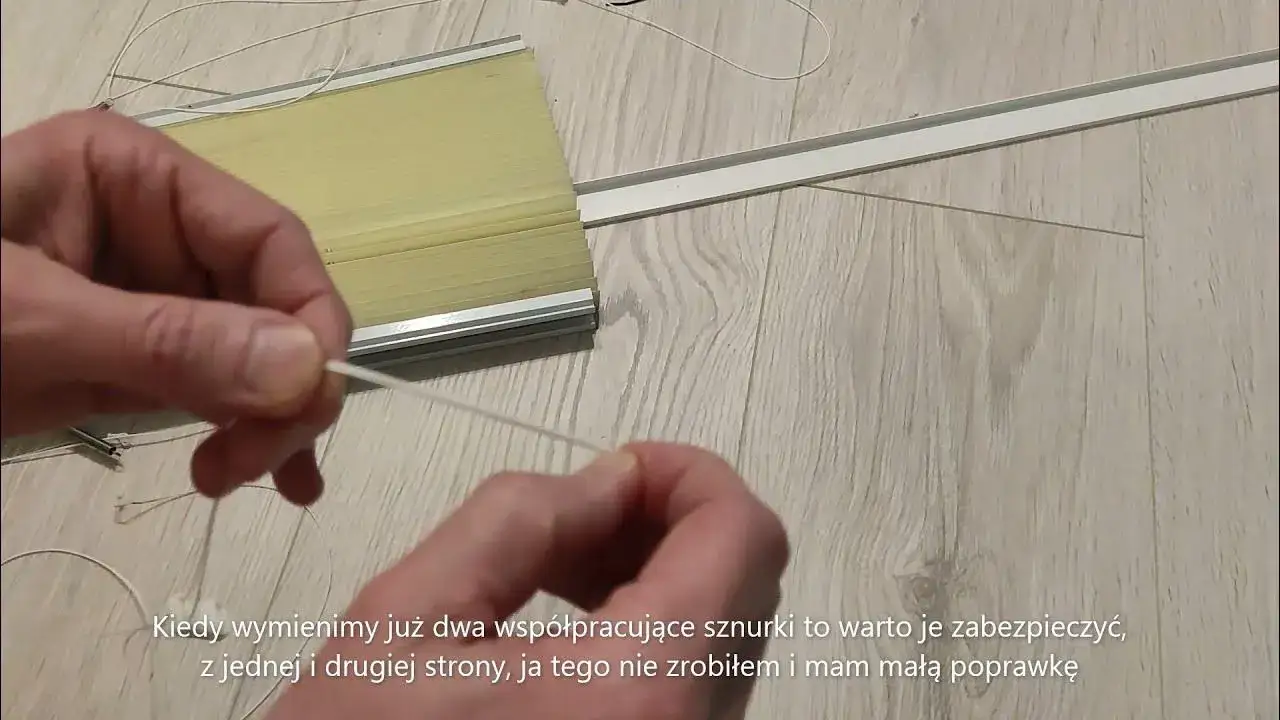 Jak wymienić sznurek w rolecie plisowanej: 9 prostych kroków