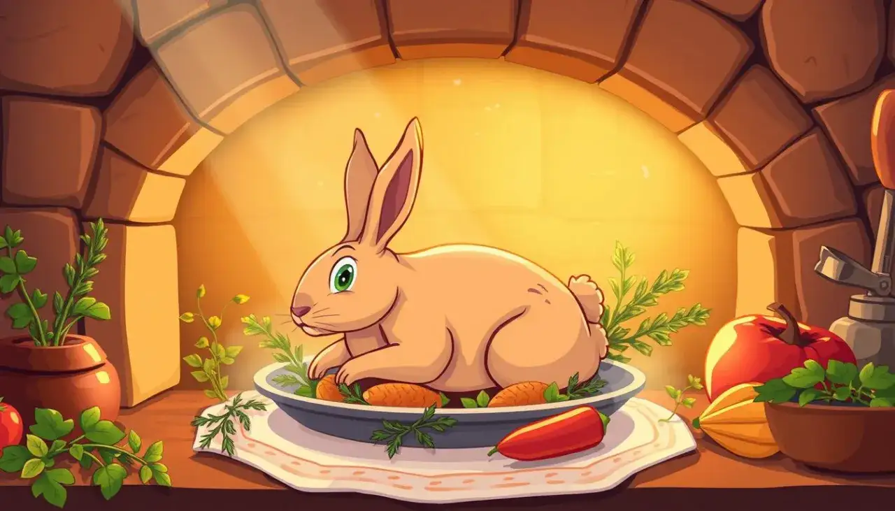 Jak długo piec królika w piekarniku, aby nie był suchy?